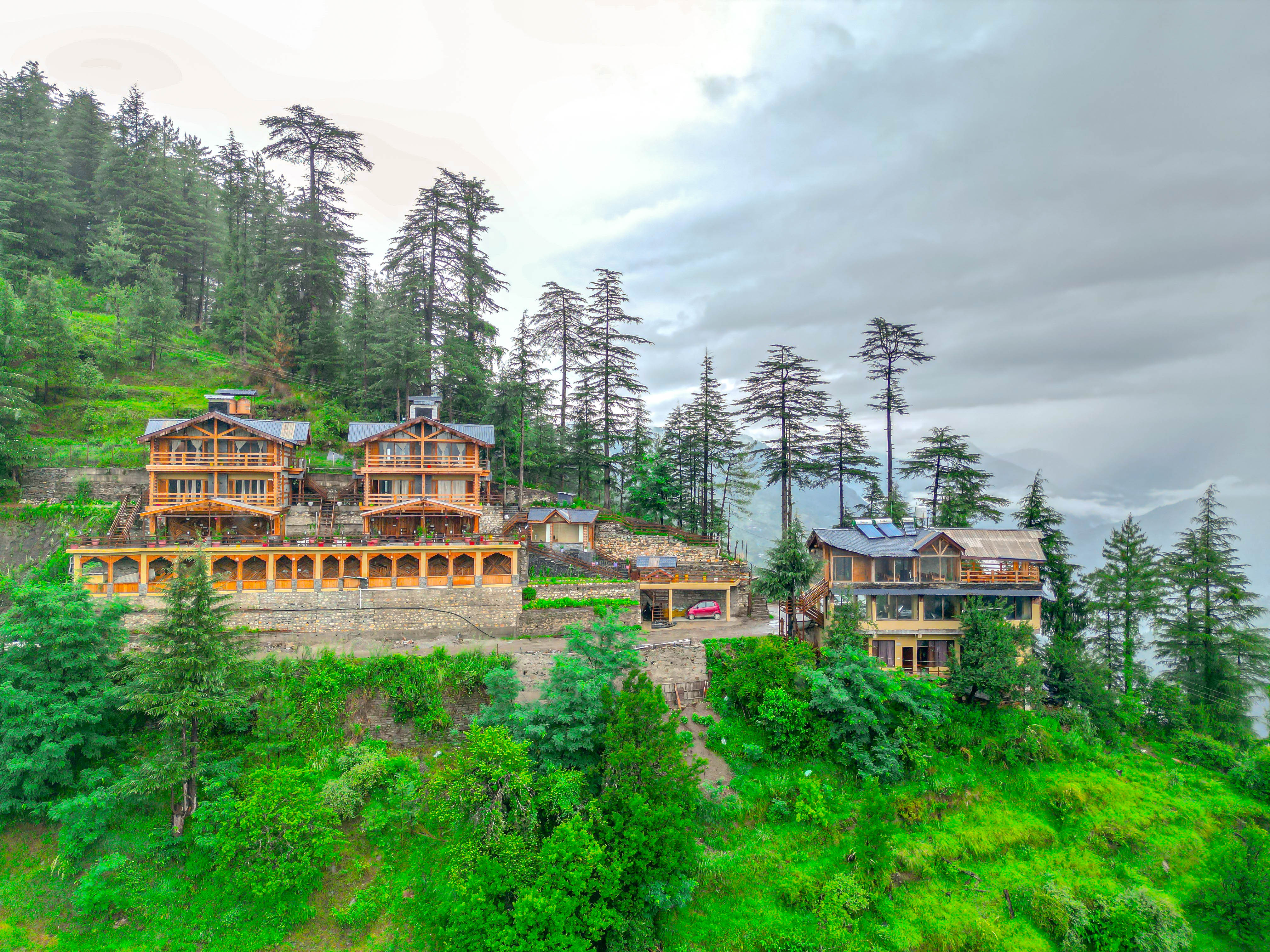 Tirthan Valley aerial