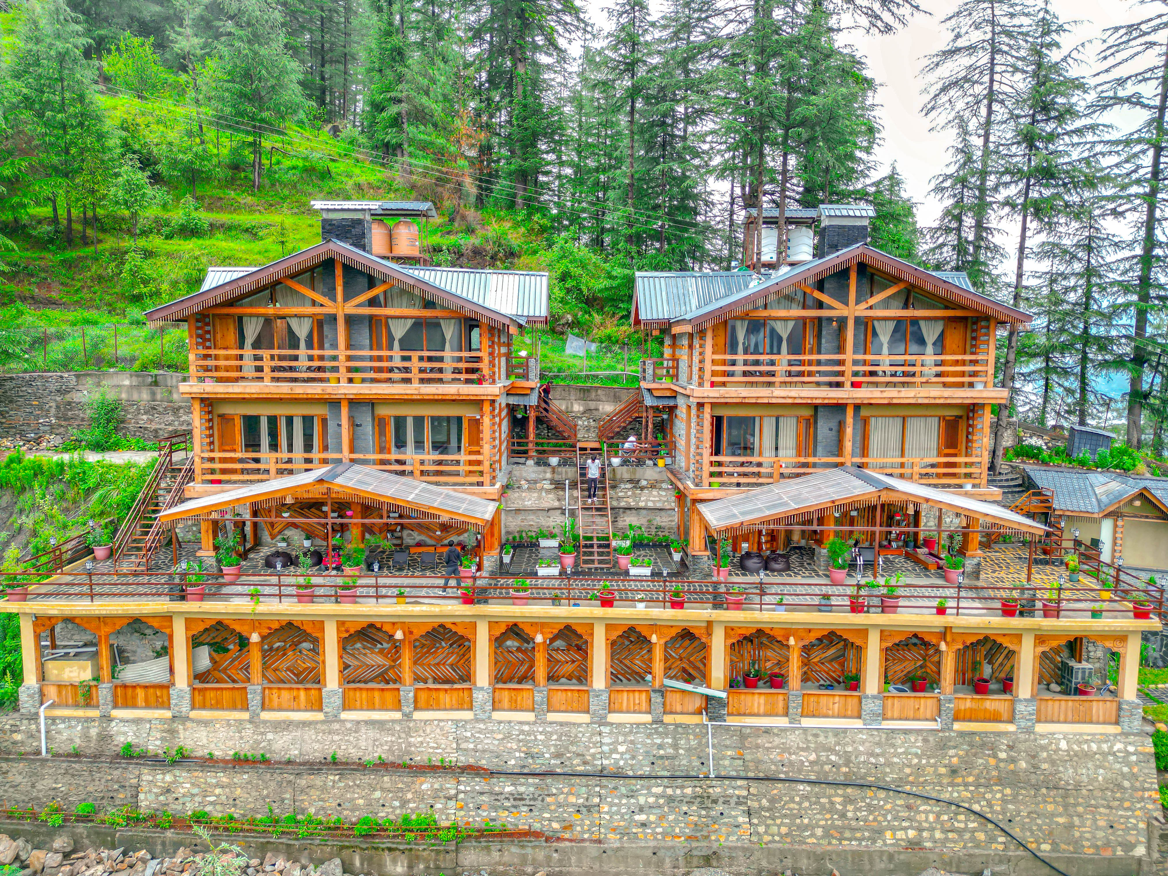 Estate grounds from above