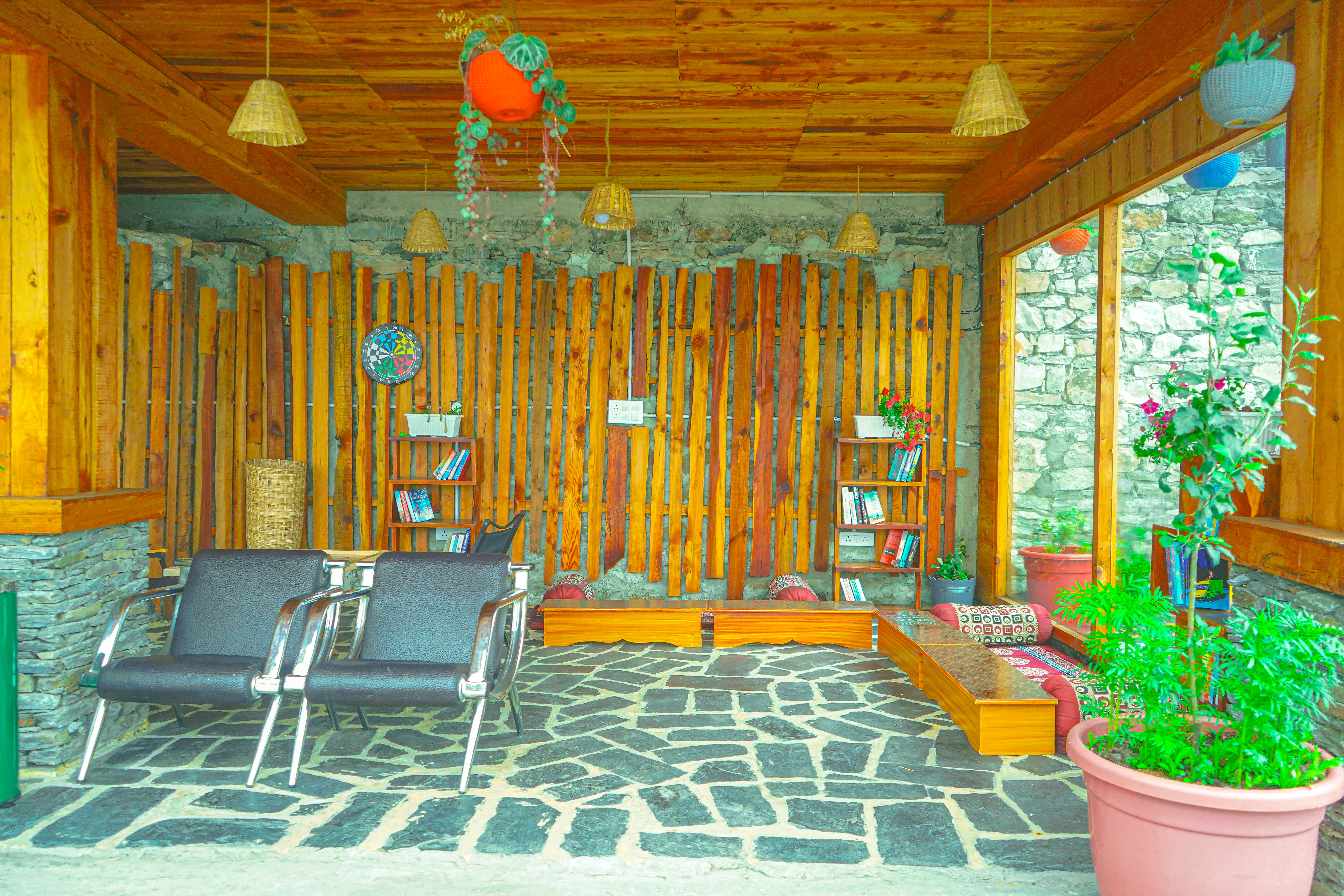 Chalet entrance detail