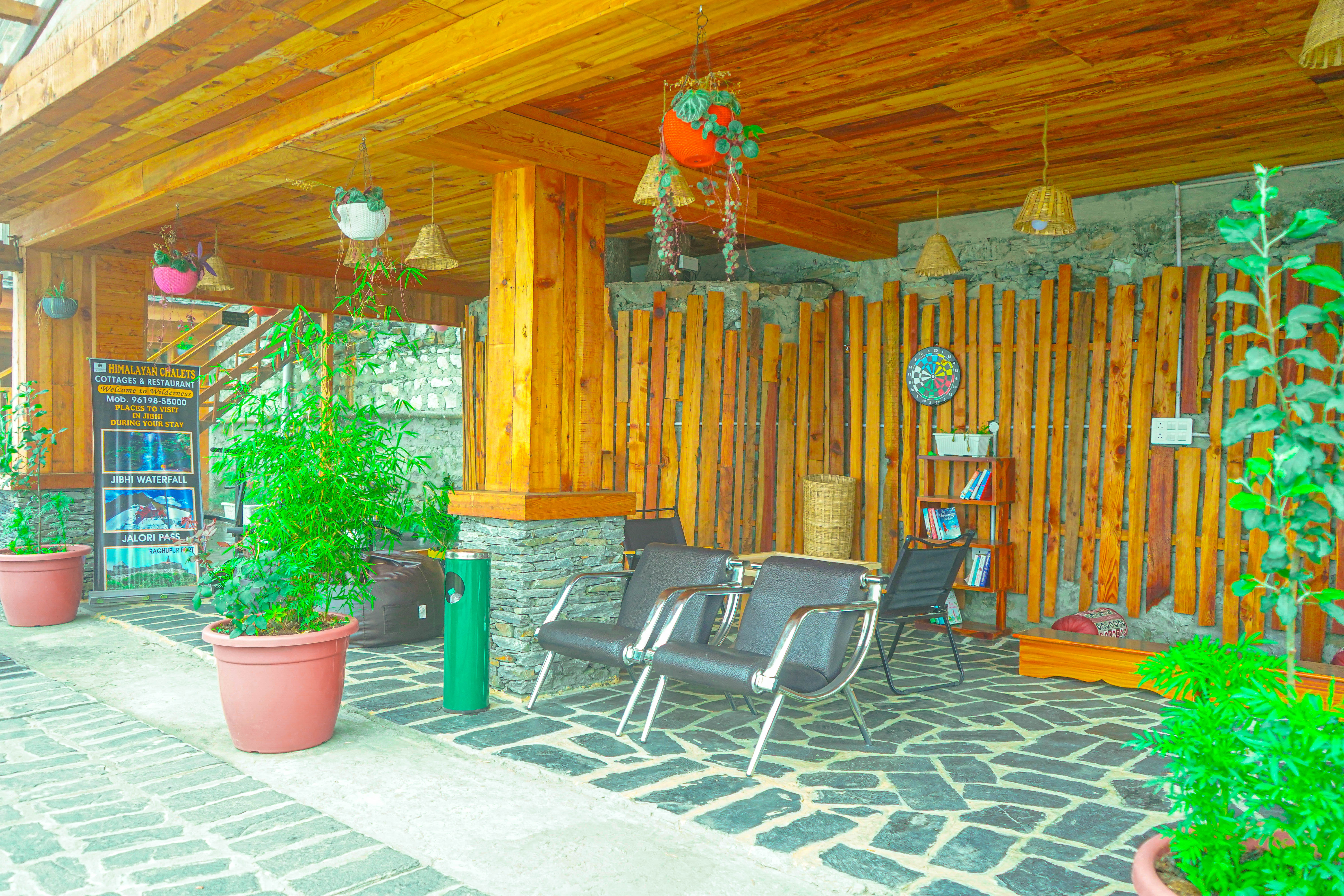 Cozy bedroom with mountain view