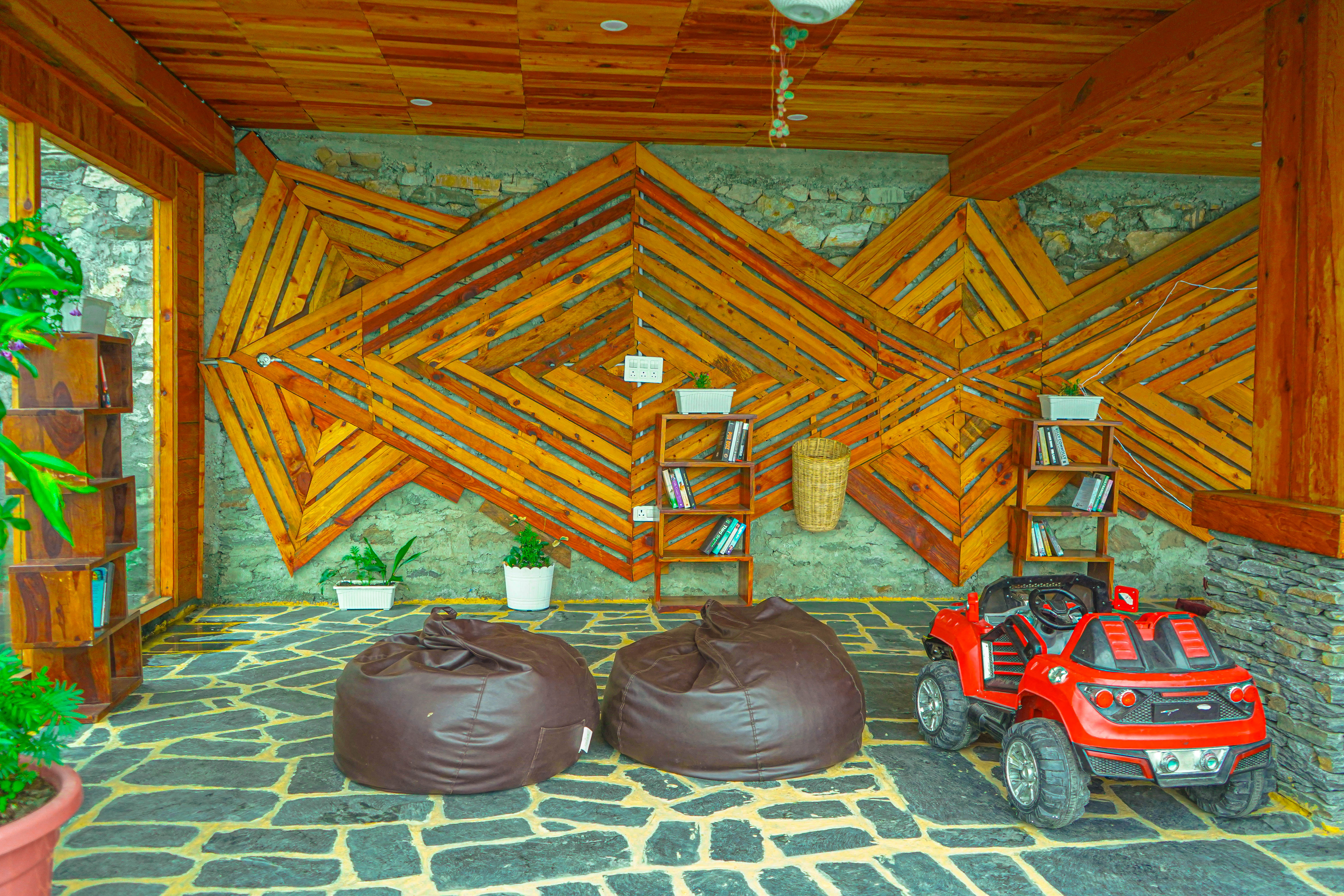 Reading nook by the window