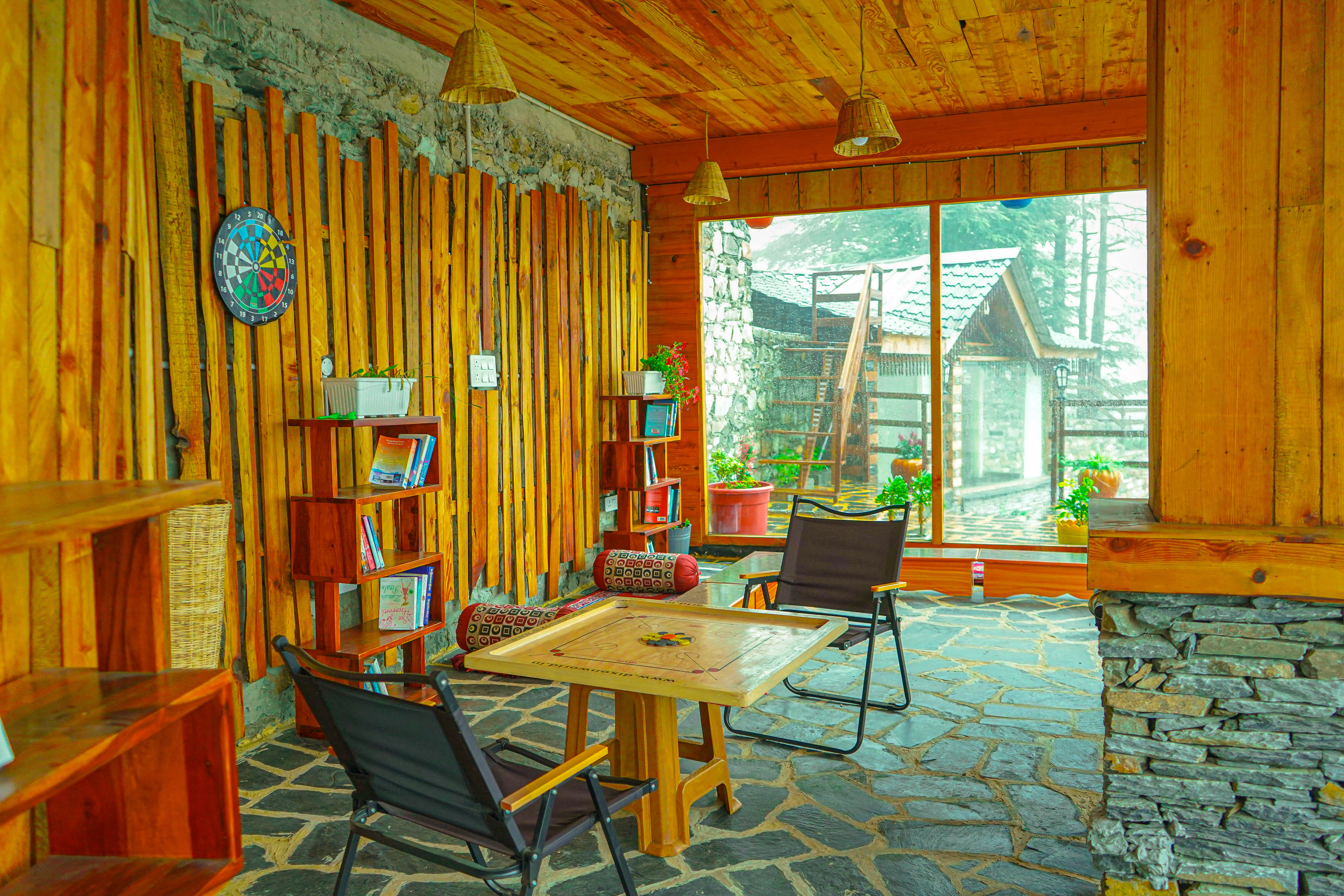 Outdoor seating area