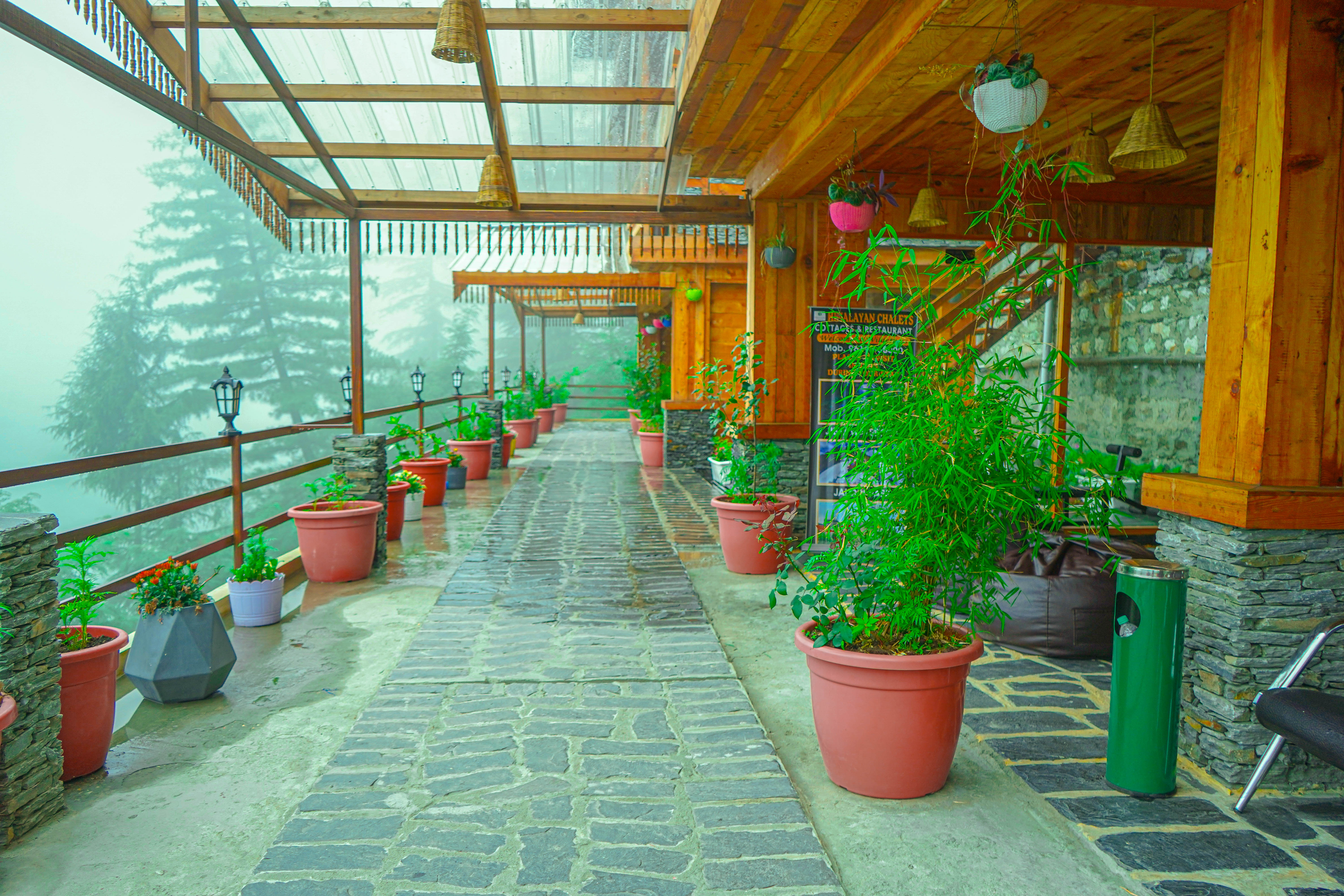 Mountain view from the estate