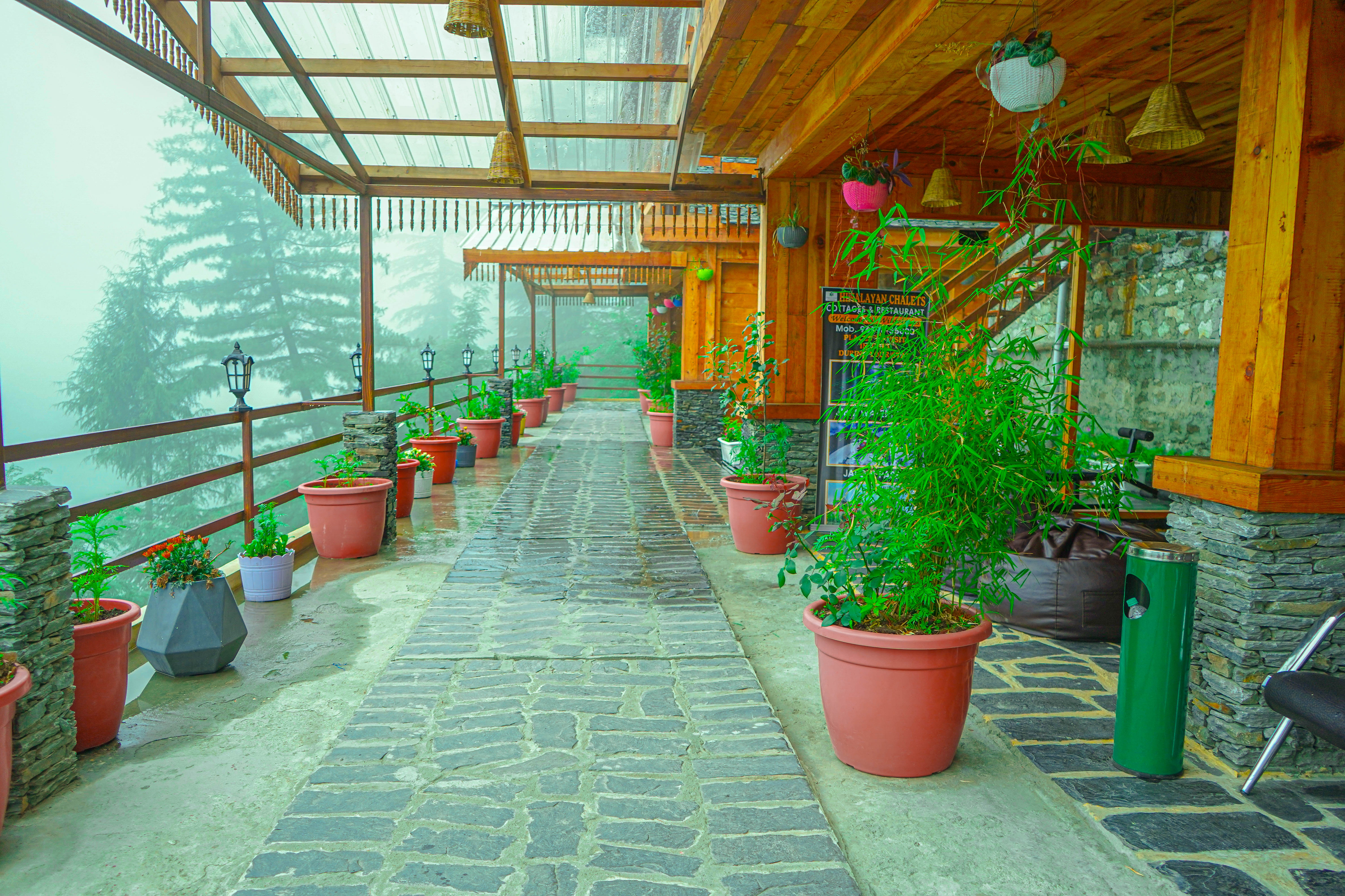 Sunrise over the valley