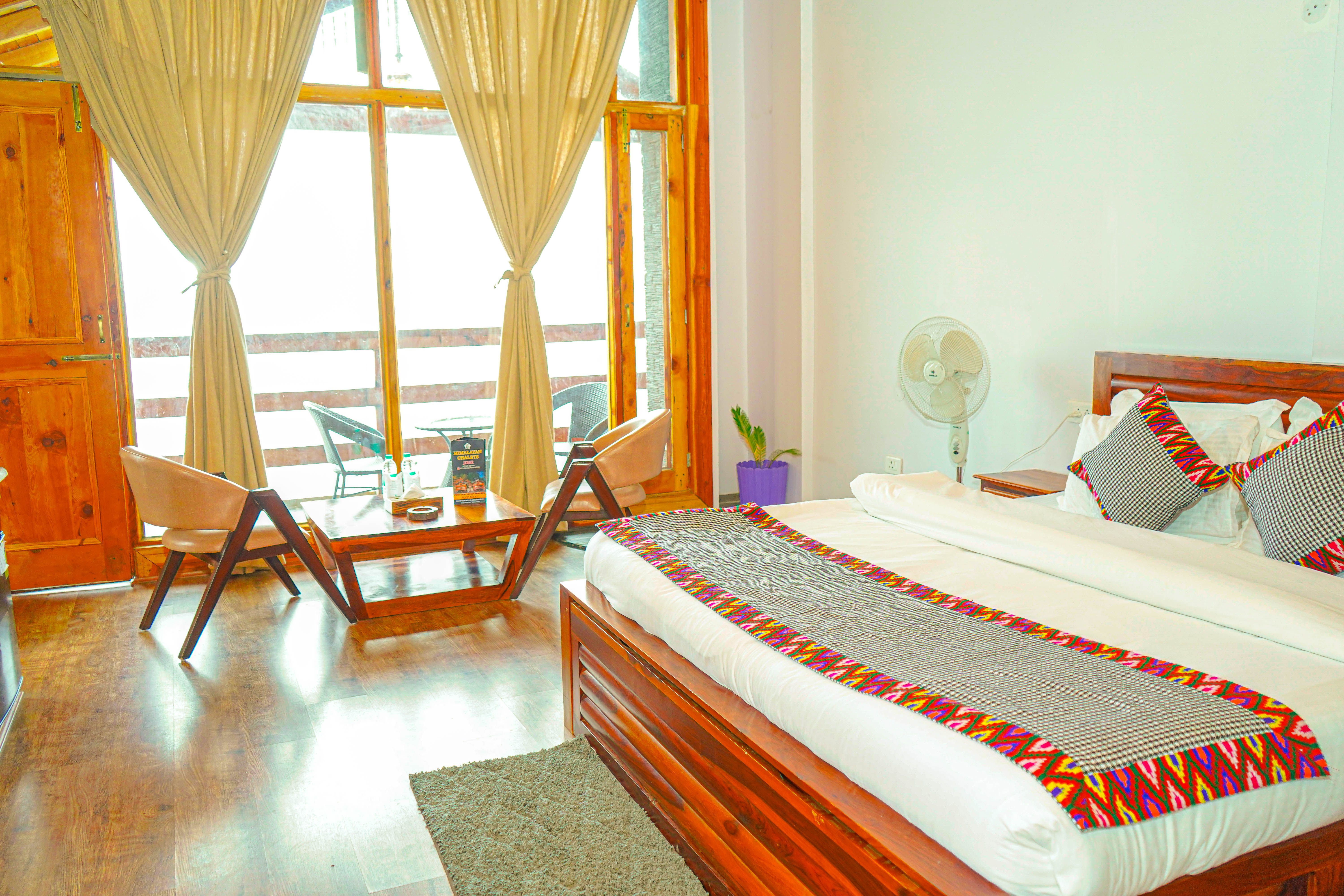 Misty morning at the chalets