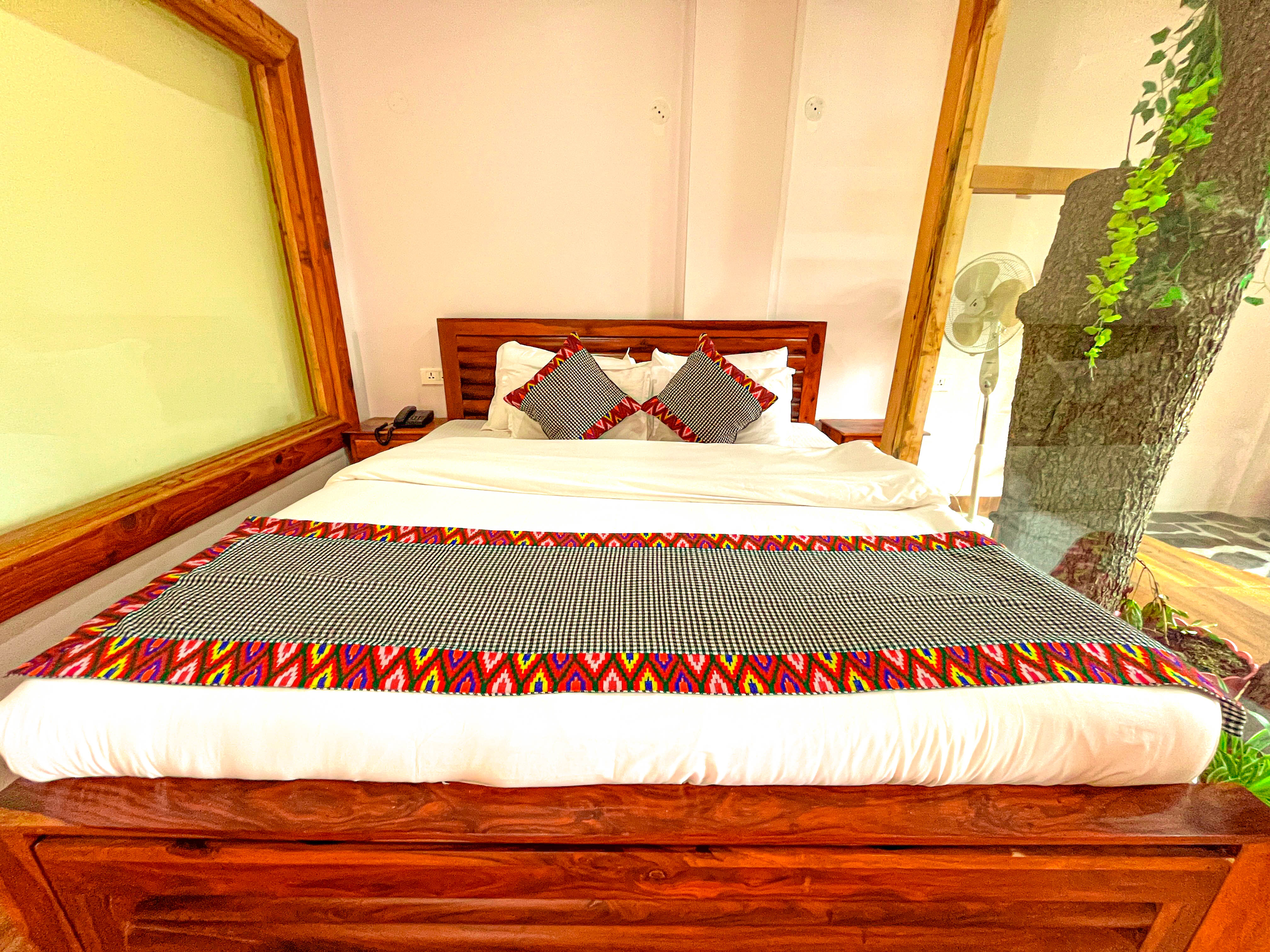 Cloud cover over mountains