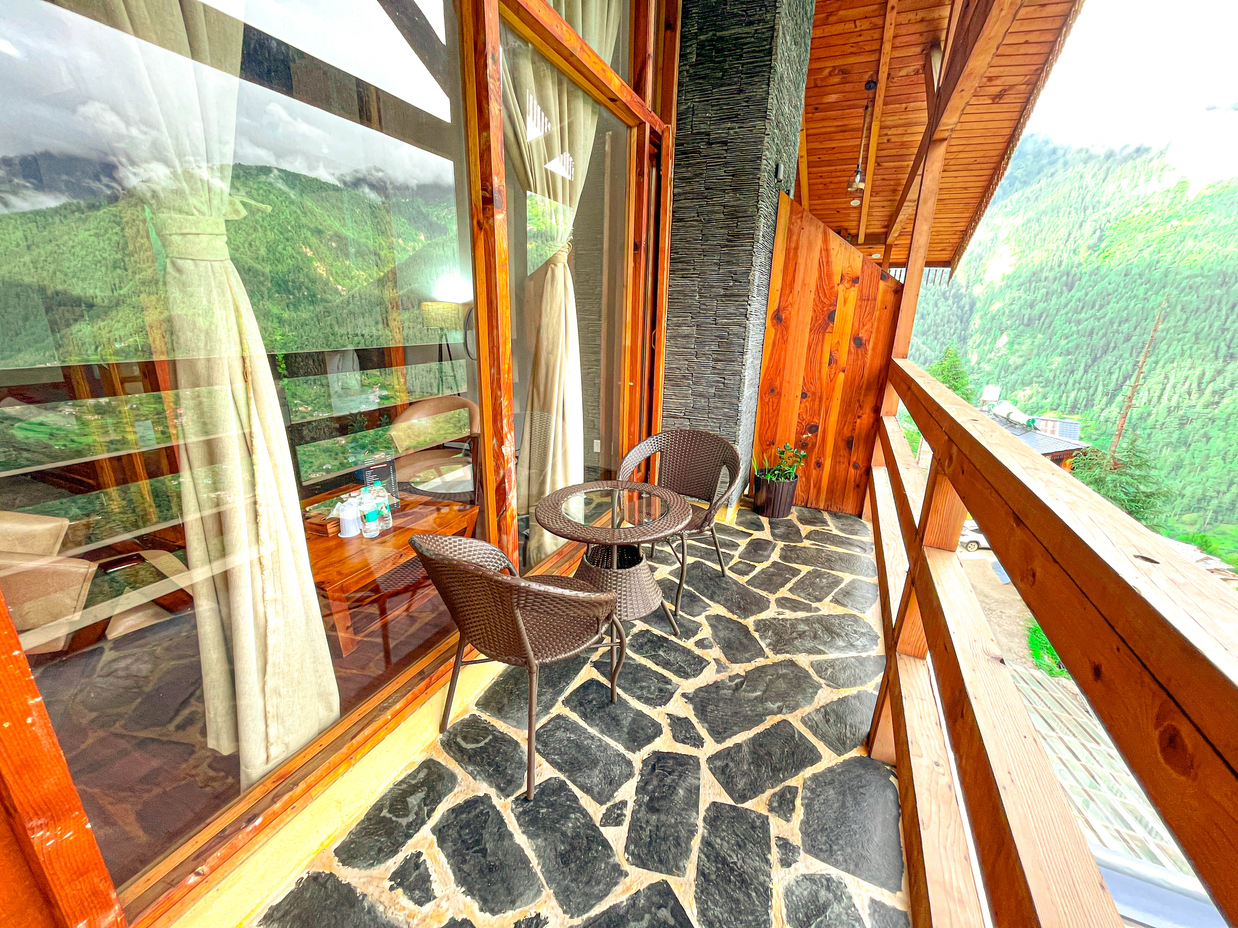 Himalayan ridgeline at dusk