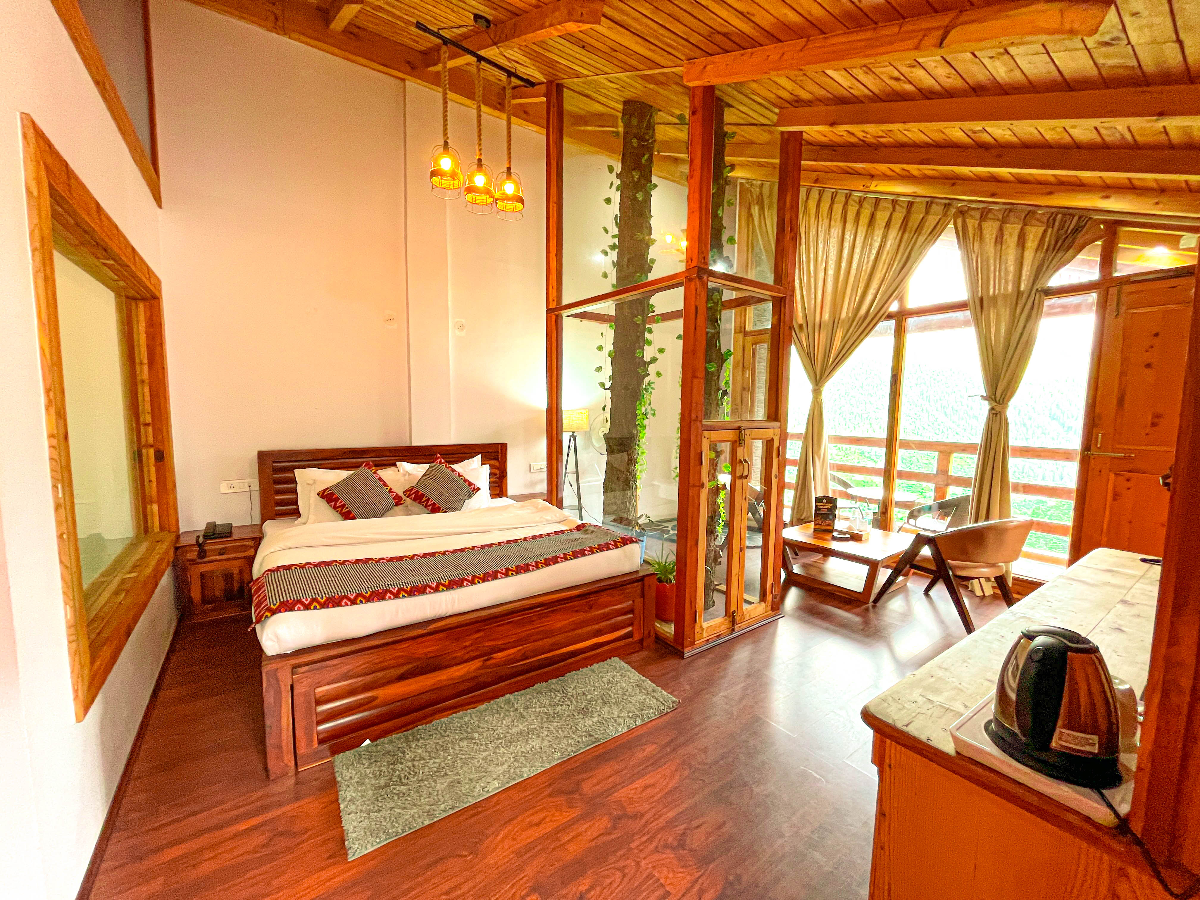 Trekking path in the hills