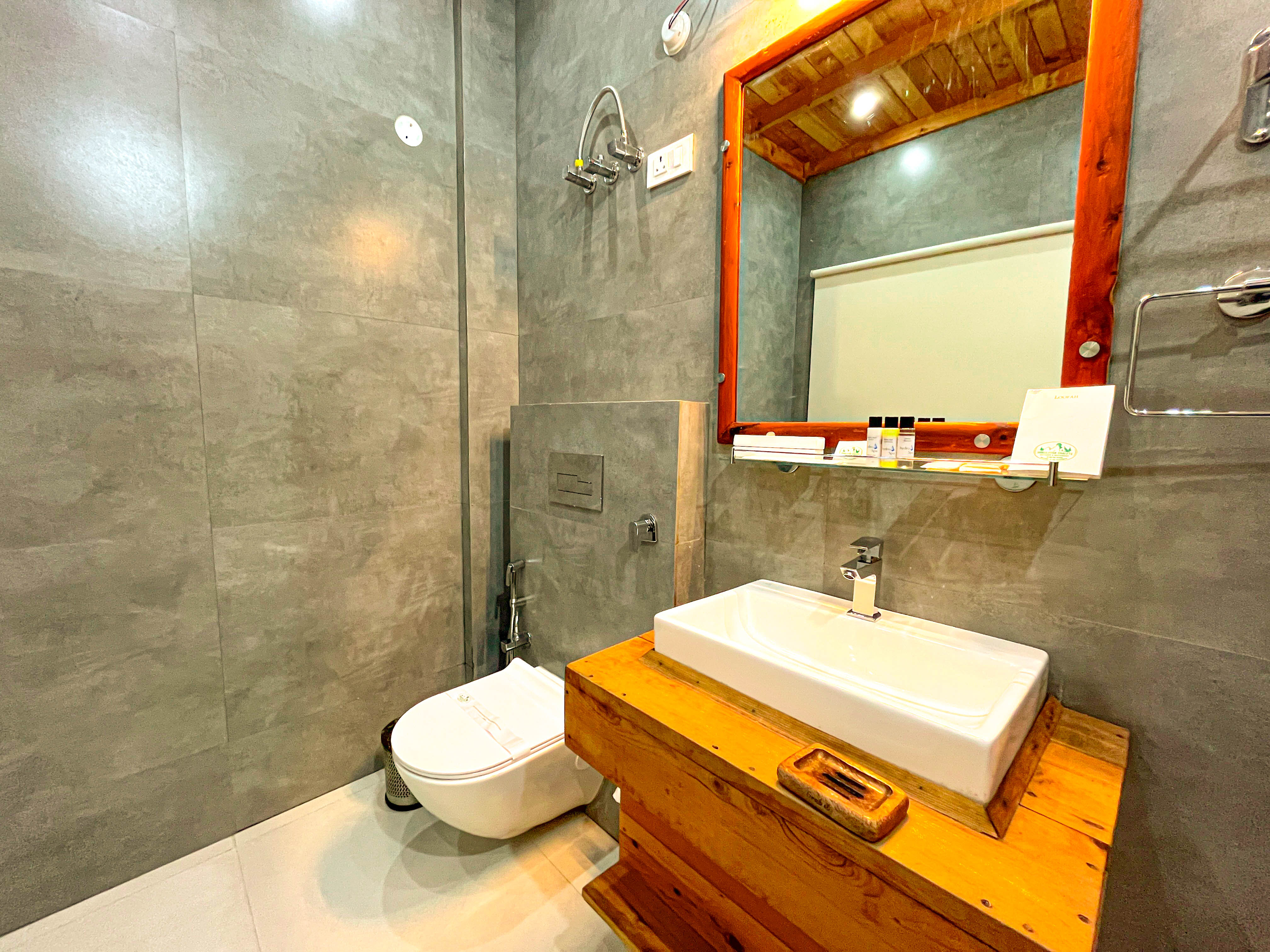 Clear day mountain vista